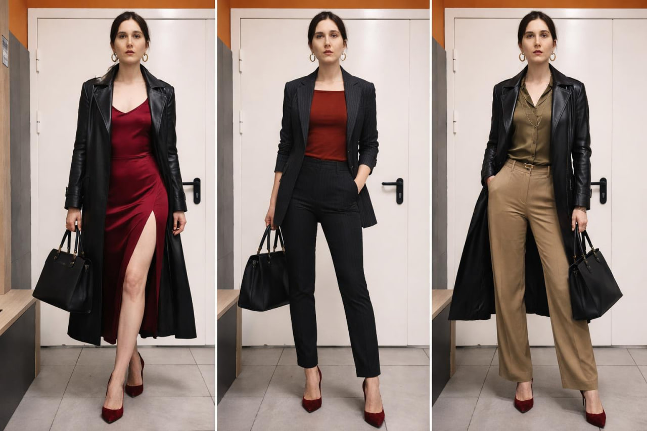 Пример триптиха для запроса женственно, но не сладко