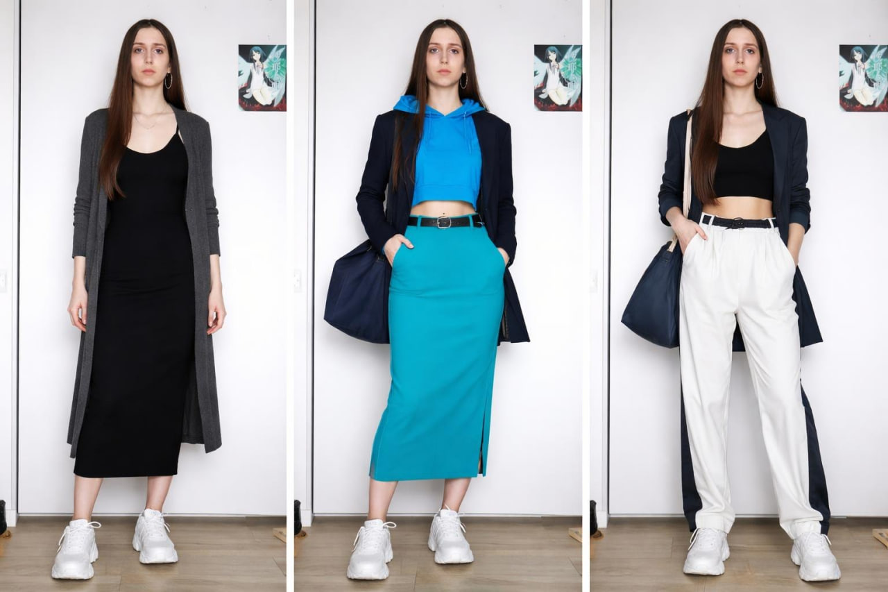 Gen Z — 3 образа на одной внешности